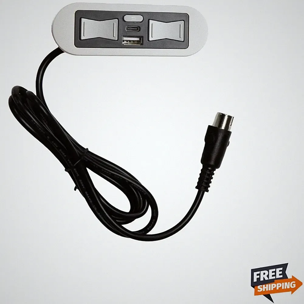 Durable Power Recliner Switch with USB A/C Ports – Easy DIY Replacement