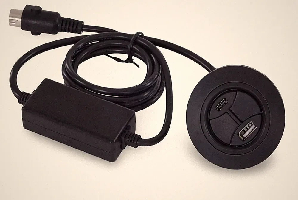 Recliner Switch with 2 Button 5 Pin Plug, Built-in Round Control for Power Re...